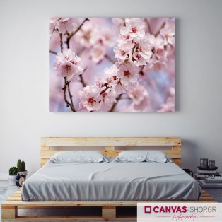 Ανθισμένη αμυγδαλιά, πίνακας σε καμβά