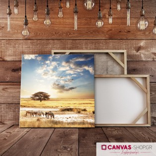 Safari, πίνακας σε καμβά