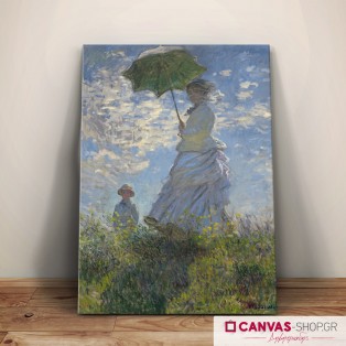 Claude Monet:Γυναίκα με ομπρέλα , πίνακας σε καμβά