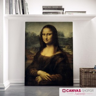 Leonardo da vinci : The Mona Lisa , πίνακας σε καμβά