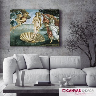 Sandro Botticelli : Η Γέννηση της Αφροδίτης , πίνακας σε καμβά