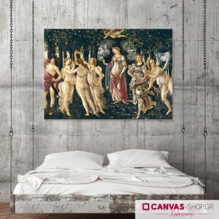 Botticelli: Primavera, πίνακας σε καμβά