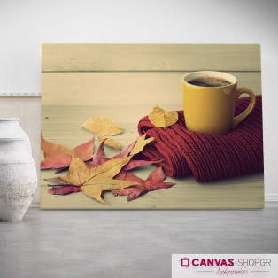 Ζεστός Καφές , πίνακας σε καμβά