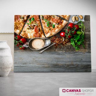 Pizza , πίνακας σε καμβά