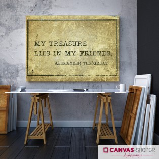 Alexander tha Great, πίνακας σε καμβά