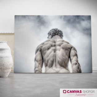 Άγαλμα, πίνακας σε καμβά