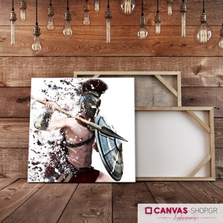 Πολεμιστής, πίνακας σε καμβά