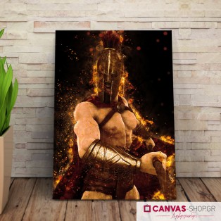 Πολεμιστής, πίνακας σε καμβά