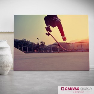 Skateboard, πίνακας σε καμβά
