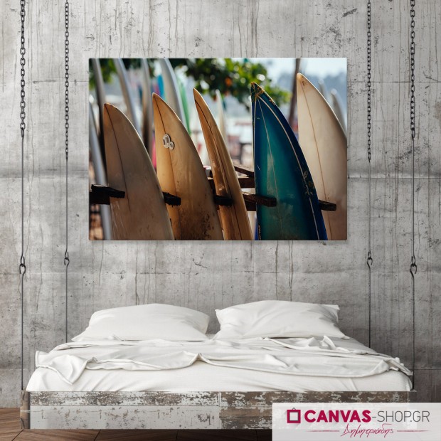 Surfing, πίνακας σε καμβά