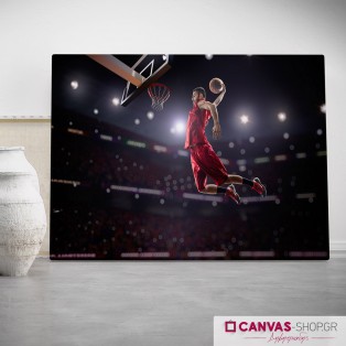 Μπάσκετ, πίνακας σε καμβά