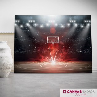 Μπάσκετ, πίνακας σε καμβά