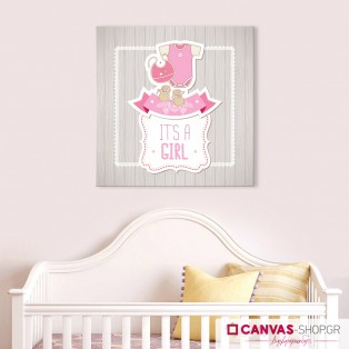  it's  a girl , πίνακας σε καμβά