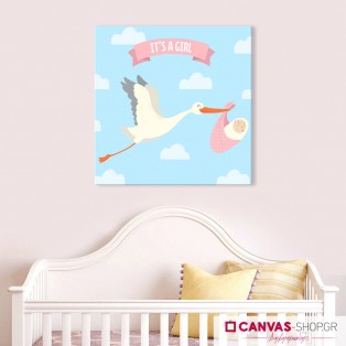 It's a girl, πίνακας σε καμβά