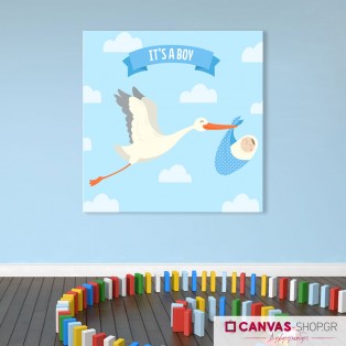 It's a boy, πίνακας σε καμβά