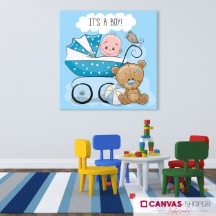 It's a boy, πίνακας σε καμβά
