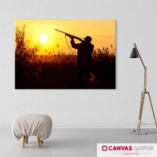 Κυνήγι, πίνακας σε καμβά