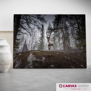 Κυνήγι, πίνακας σε καμβά