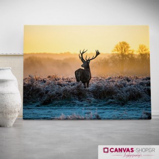 Κυνήγι, πίνακας σε καμβά