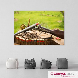 Κυνήγι, πίνακας σε καμβά