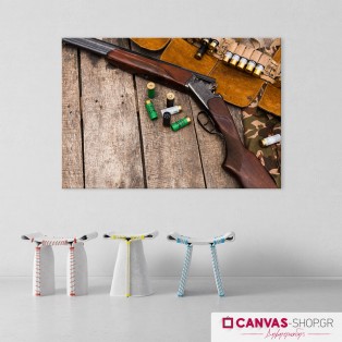 Κυνήγι, πίνακας σε καμβά