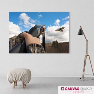 Κυνήγι, πίνακας σε καμβά