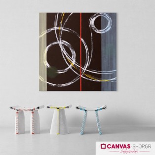 Κύκλοι, πίνακας σε καμβά