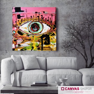 Μάτι, πίνακας σε καμβά