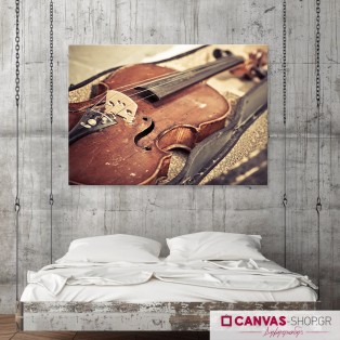 Βιολί , πίνακας σε καμβά