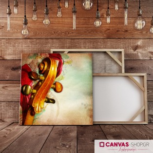 Βιολί , πίνακας σε καμβά