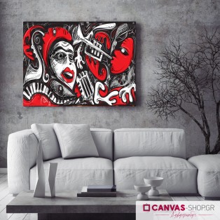 Μουσικοί , πίνακας σε καμβά