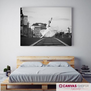 Μπαλαρίνα , πίνακας σε καμβά