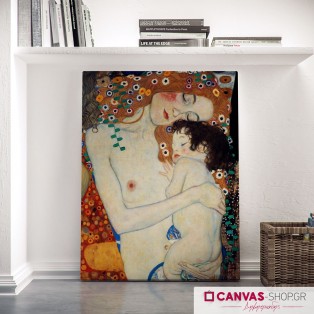 Gustav Klimt: Mother and Child, πίνακας σε καμβά