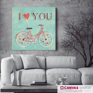 I Love You, πίνακας σε καμβά