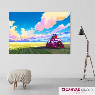 Ατενίζοντας τον Ορίζοντα , πίνακας σε καμβά