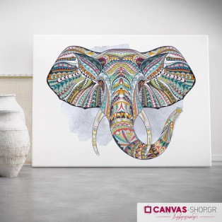 Ethnic Elephant, πίνακας σε καμβά
