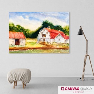 Σπίτι στο Δάσος, πίνακας σε καμβά