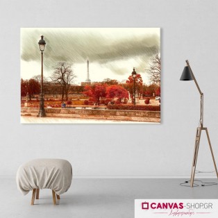 Φθινοπωρινό Πάρκο, πίνακας σε καμβά