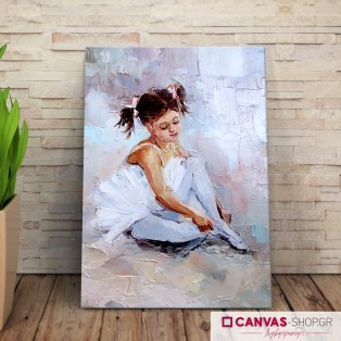 Μπαλαρίνα, πίνακας σε καμβά