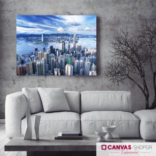 Πόλη από Ψηλά, πίνακας σε καμβά