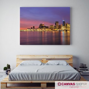 Downtown Vancouver , πίνακας σε καμβά