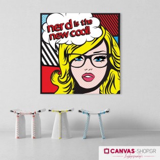 Nerd is the New Cool, πίνακας σε καμβά