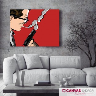 Smoking Gun, πίνακας σε καμβά