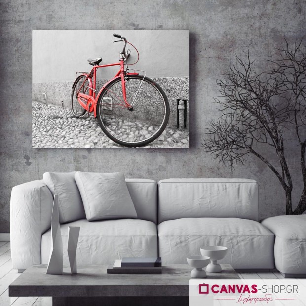 Κόκκινο Ποδήλατο, πίνακας σε καμβά